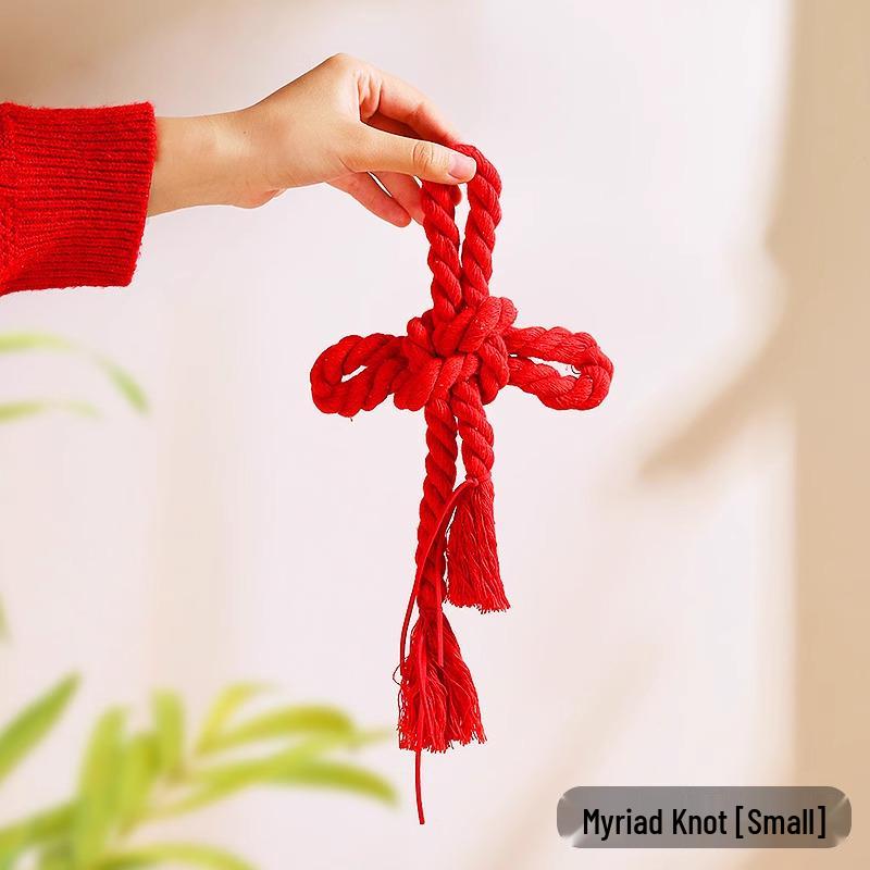2025 Year of the Snake Chinese New Year Fu Decorations: Spring Festival Door Handle Knot Ma Taibao