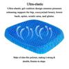 Cojín de asiento - Egg Sitter - Gel TPE - Ergonómico - Cómodo - 37x34.5cm