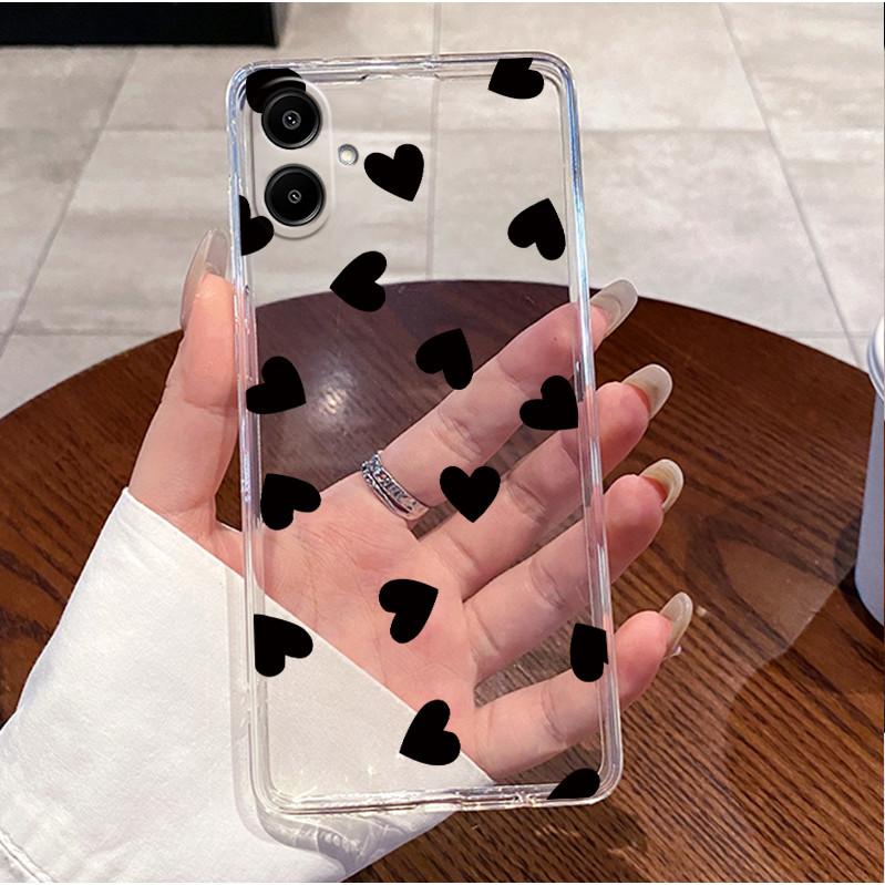 For Samsung Galaxy F70e 5G Case SM-E076B Cute Love Rabbit Funny Clear TPU Soft Silicone Phone Case For Samsung F 70e Back Cover