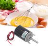 DC 24V Permanent Magnet DC Motor 30W 3420 High Speed Permanent Magnet DC Motor CW CCW Low Noise 7000RPM Black