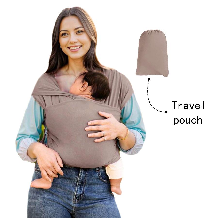 Baby Wrap Carrier, Soft and Adjustable for Newborns from 3 To 12 Months Old