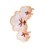 Artistic Acrylic Hairpin Featuring Tree Trunk Cloud Modern Geometric Design Comfortable Hair Clip For Daily Use
