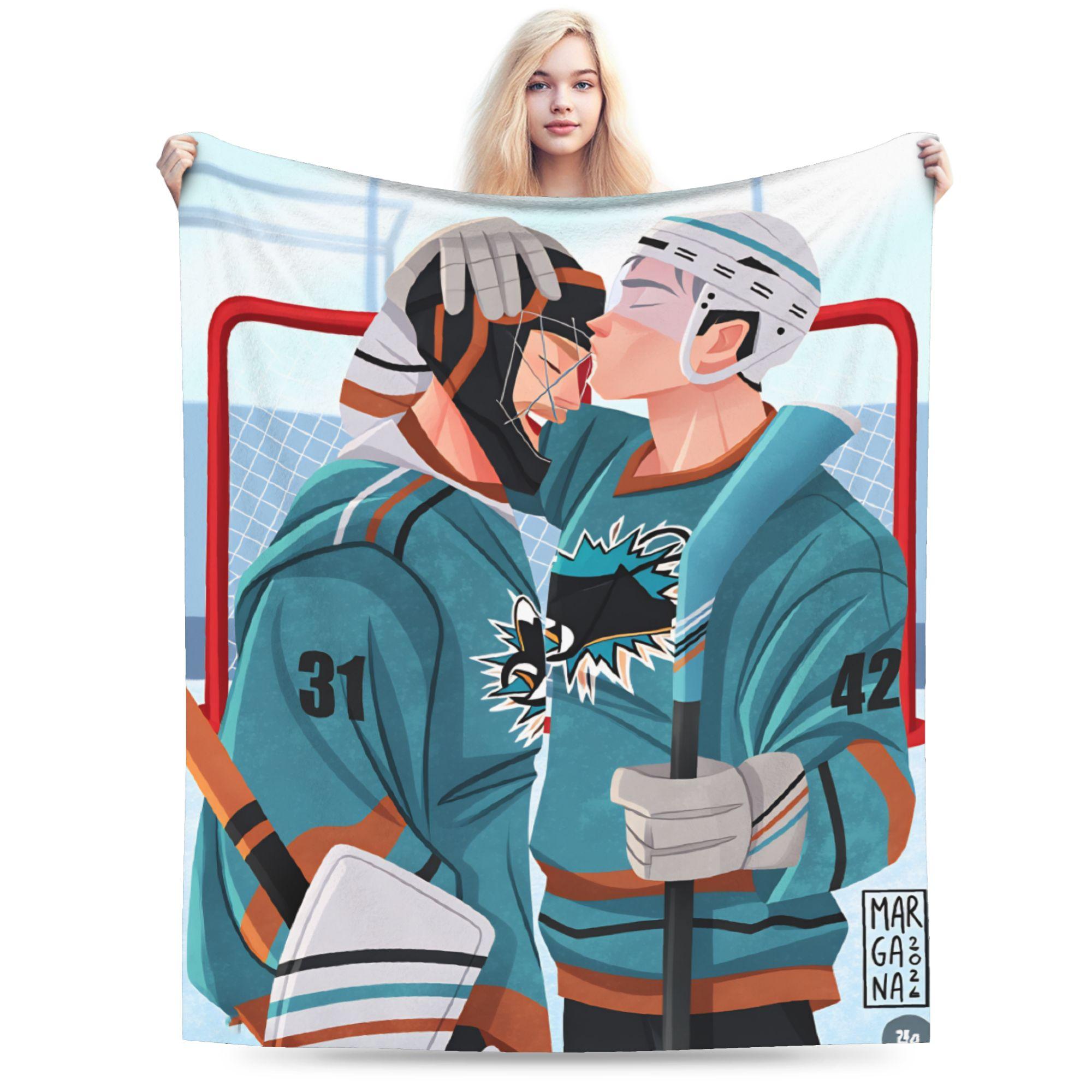 

Heated Rivalry TV Blankets Hudson Williams Connor Storrie Warm Soft Plush Throw Blanket For Girls Boys Flannel Bedspread Bed 30x40in