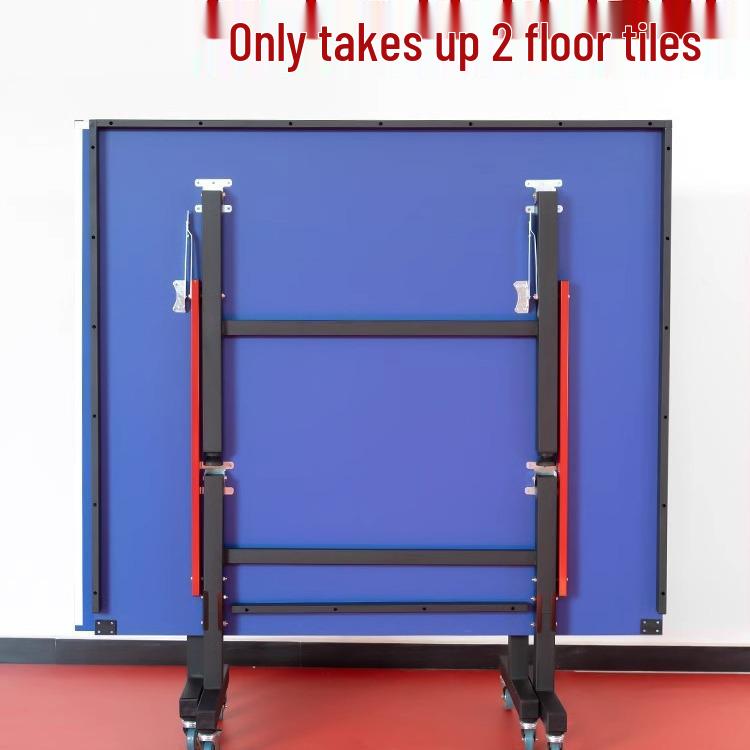 Folding Indoor Standard Size Movable Table Tennis Table with Free Shipping
