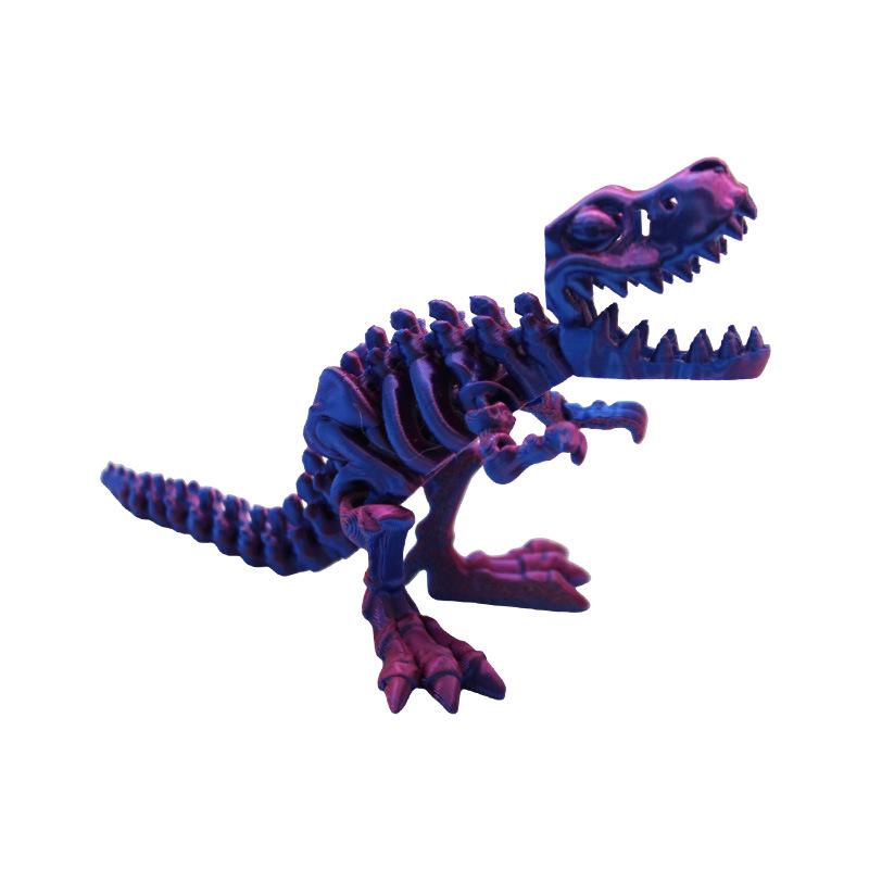 3D Printed Movable Tyrannosaurus Rex Figure - Creative Children's Day Ornament Toy