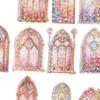 10 Pcs Stickers Diary DIY Hand Account Decorative Craft Waterproof Decor Decals for Party