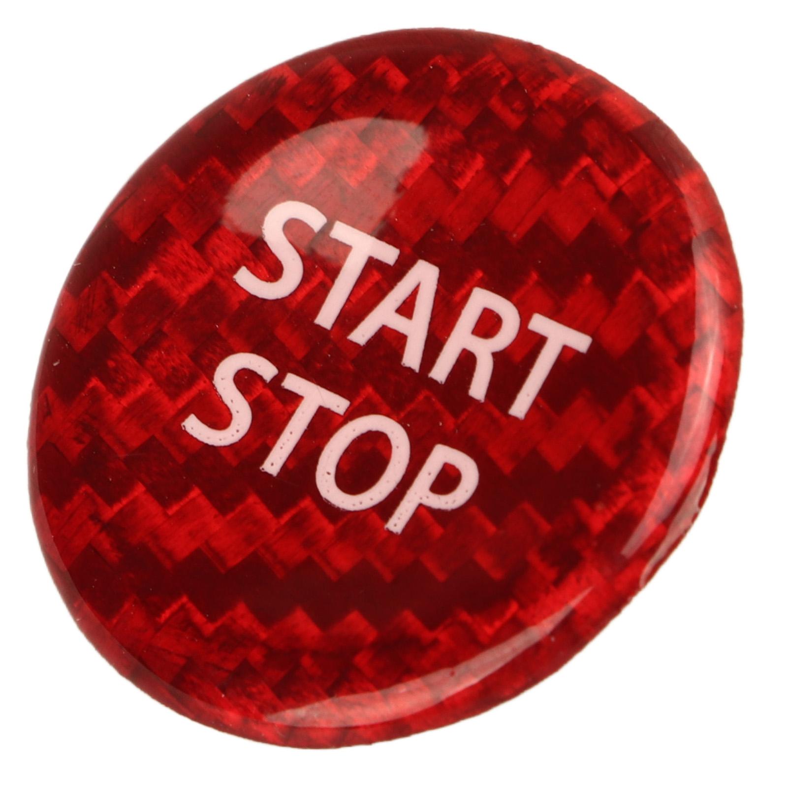 

Накладка на кнопку запуска двигателя из углеродного волокна, накладка на кнопку переключения зажигания, отделка, замена для GTR R35 красный