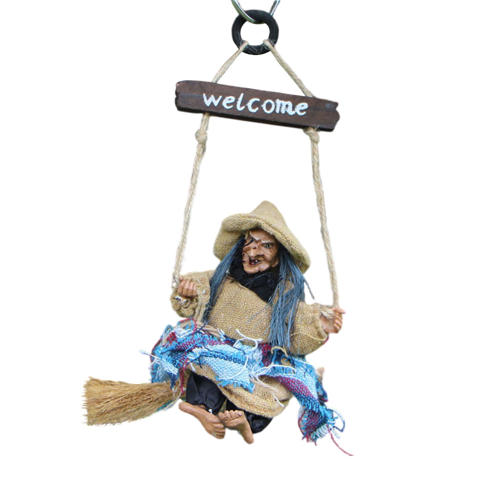 

Хэллоуин Композиция Фестиваль Духов Украшение Бара Ужас Реалистичный Ужас Страшный Подвесной Призрак Летающая Ведьма Подвеска One Size