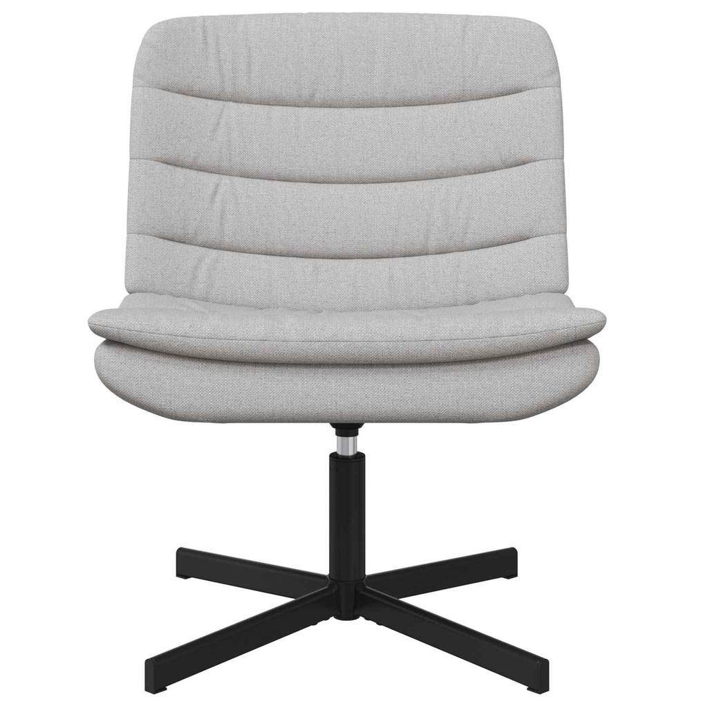 Swivel Chair Cloud Grey 63 x 75 x 76 cm Fabric