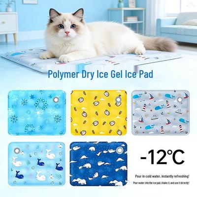 Alfombrilla Refrigerante de Verano para Mascotas – Alfombrilla Espesa, Resistente a los Arañazos, con Inyección de Agua para Gatos y Perros