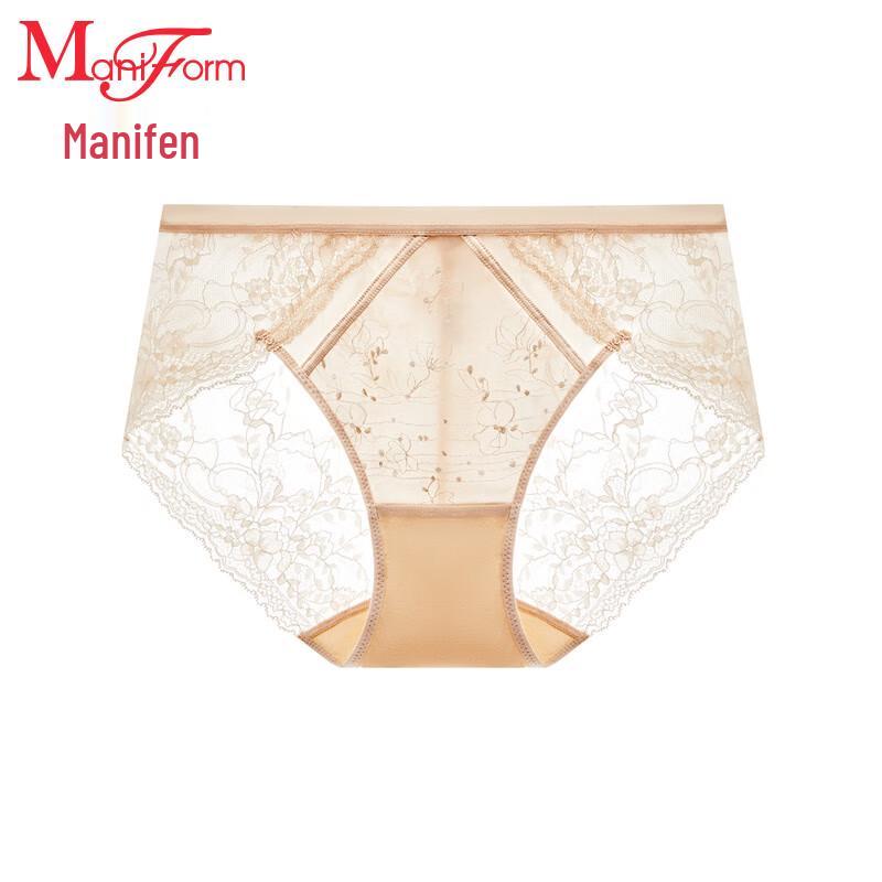 Maniform Women's Sexy Lace Low-Rise Briefs