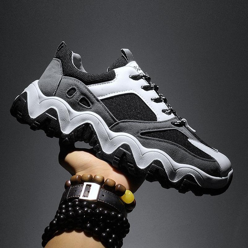 fashion Men Summer Shoes Brand Breathable Men Chunky Sneakers Casual Shoes Fashion Non-slip Walking Jogging Shoes Platform Male Footwear