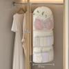 2/3Layer Large Capacity Storage Mesh Bag Underwear Socks Storage Bag Breathable Wardrobe Organizer With Clothes Hanger