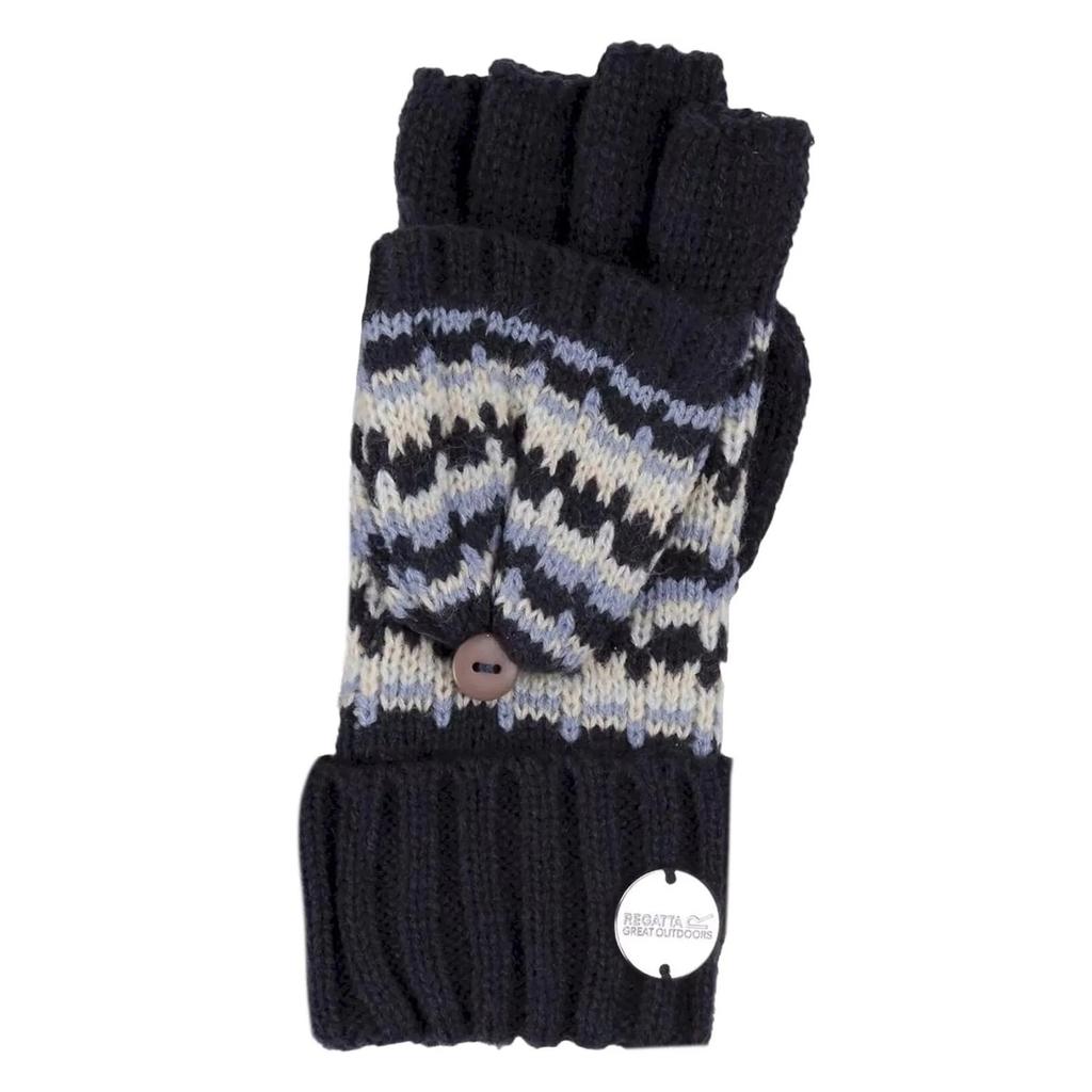 Regatta Childrens/Kids Baneberry Knitted Fingerless Gloves
