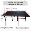 Mussel Excimer Nanometer Indoor Folding Ping Pong Table