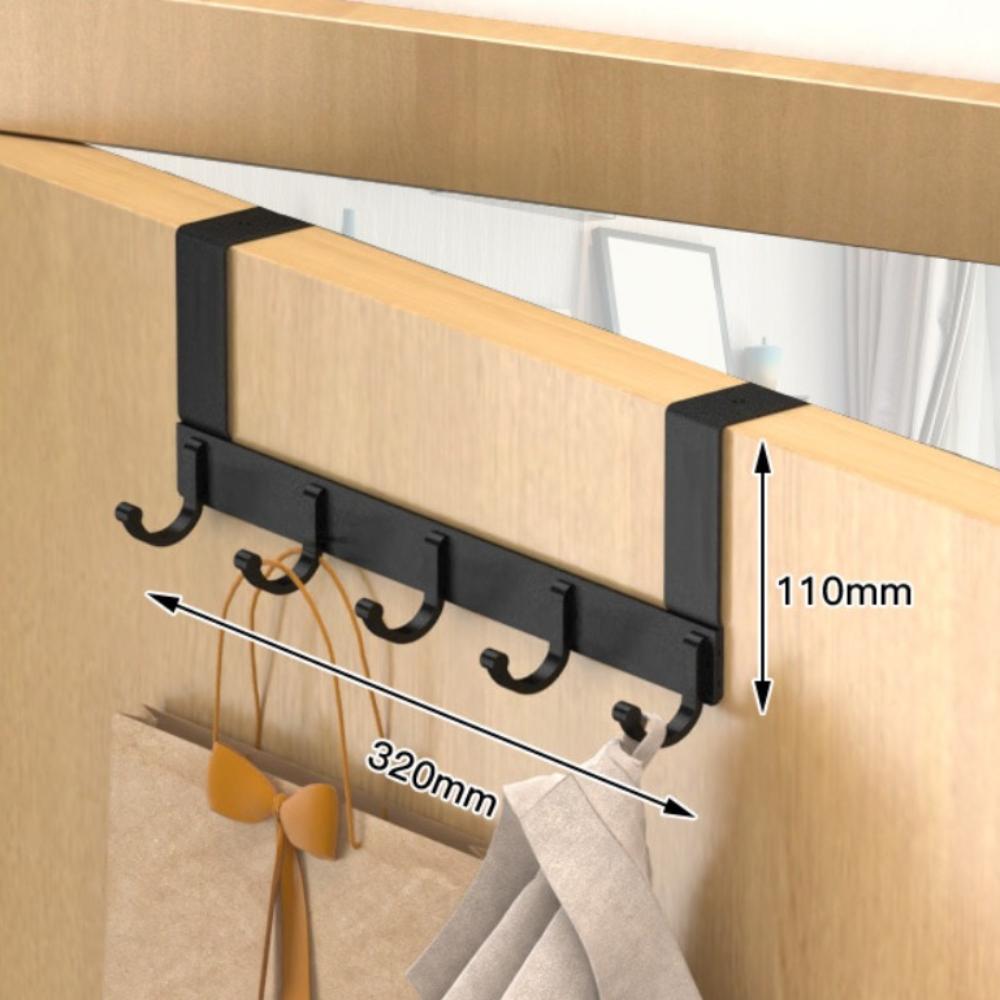 Wall Hanging Over-the-Door Organizer No Drilling Coat Towel Holder New Clothes Hanger  Home Use