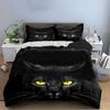 "Black Cat Eyes Bedding Set" Bedding Duvet Cover Set Duvet Cover Pillowcases (1 * Duvet Cover 2 * Pillowcases, Without Duvet Insert)