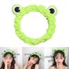 Elastic Wide-brimmed Funny Frog Skincare Hair Band Washing Face Hairband Makeup Headband