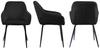 Upholstered Chair Rello Velvet Black