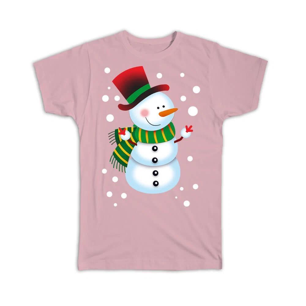 Gift T-Shirt : Baby Snowman For Kid Son Daughter Christmas Greetings Cute Sweet 4XL