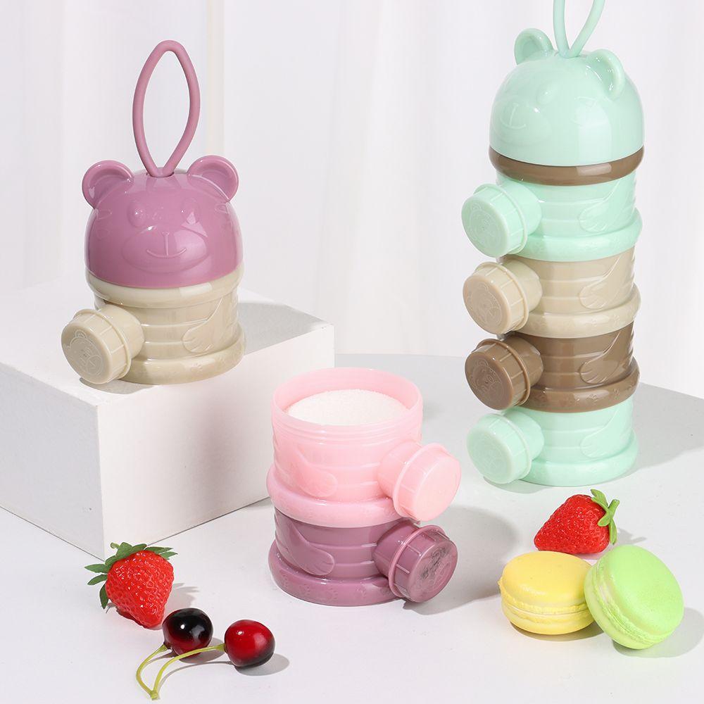 Food Storage Bear Baby Baby Food Storage Box Snack Container Openings Cereal Box Milk Powder Box