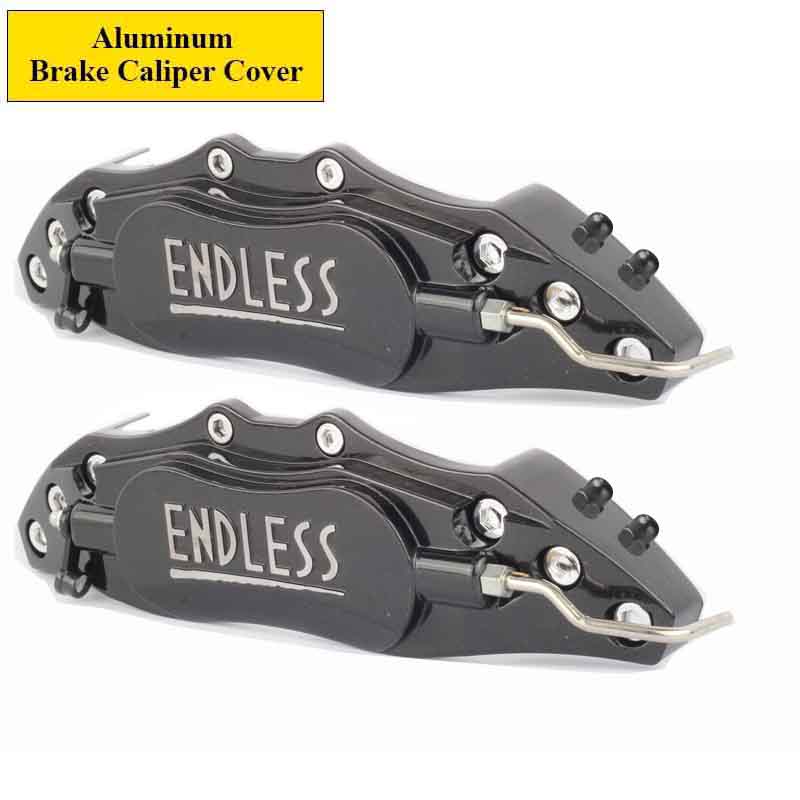 2PCS Universal 3D Aluminum Brake Caliper Cover Fixing By Screws Car Styling For Peugeot 207 308 407 206 307 607 RCZ 3008 4008