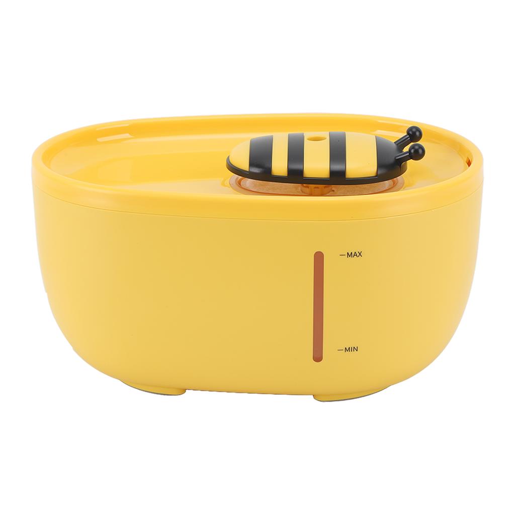 Pet Water Fountain Quiet Automatic Circulation Filtering Cute Cat Dog Water Dispenser for Small Medium Pets 2L