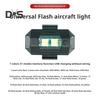 2 Stück LED-Blitzlichter für Drohnen, 7 Farben, wiederaufladbar über USB, Warnlicht für Flugzeuge, Reiten, fliegende Antikollisions-Rücklichter für Flugzeuge und Motorräder