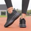 Women's Shoes Work Shoes Breathable Soft-soled Sneakers Light Sports Running Mother Beijing Mesh Black Travel Cloth Shoes