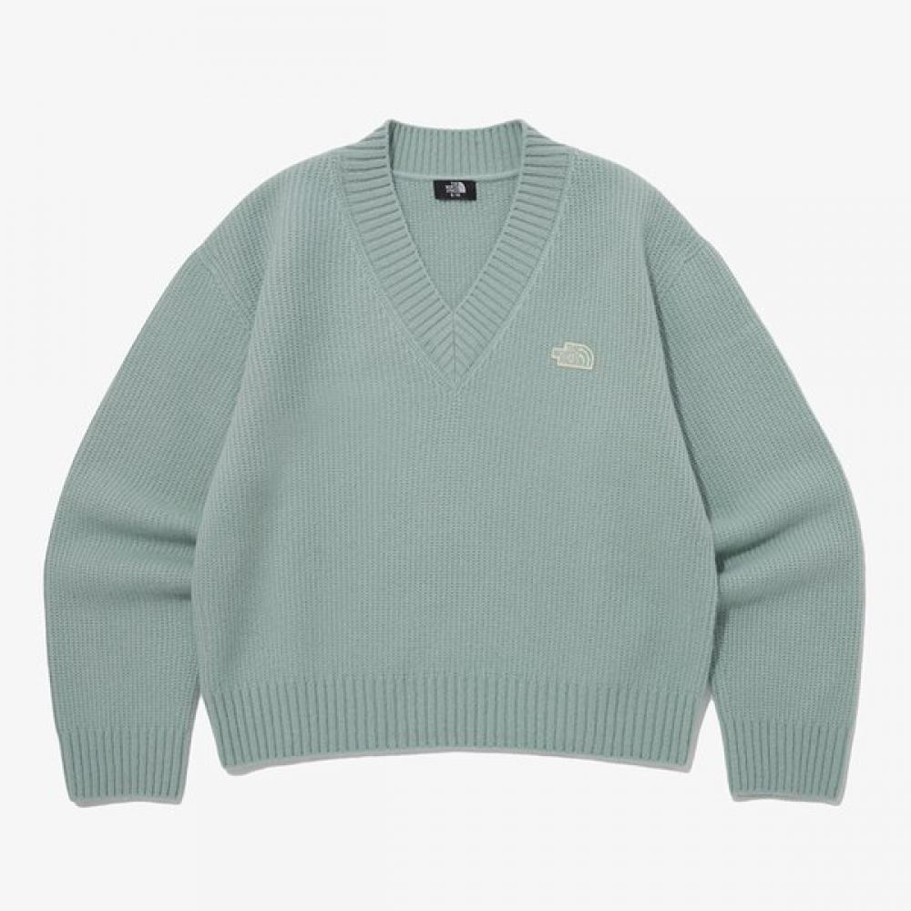 The North Face Women S V Neck Sweater Nt7ap52a JADE095 9200₽
