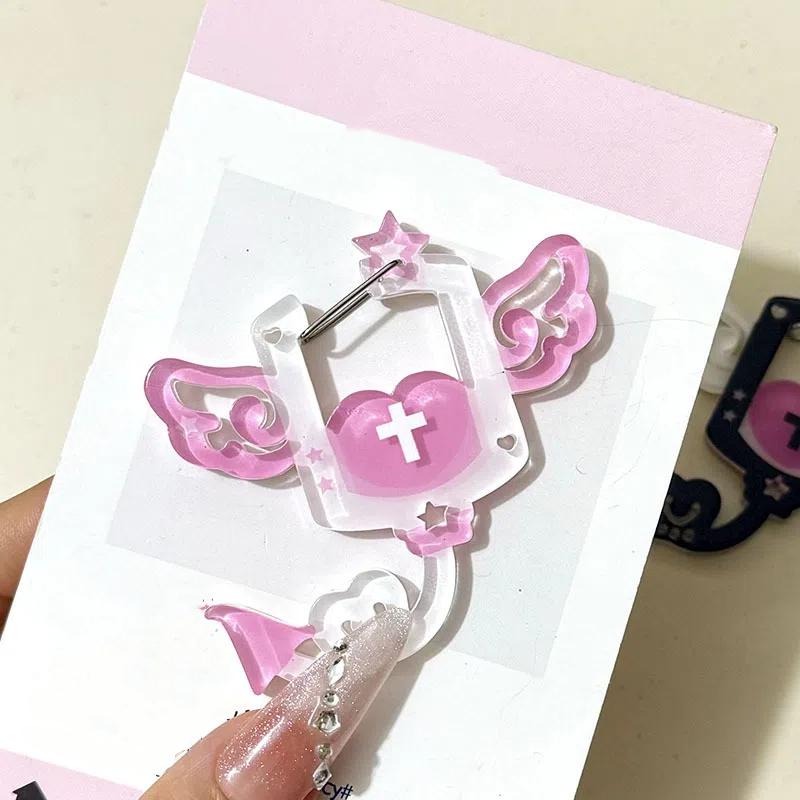 

Каваий Иллюстрация Безделушки Брелок Шармы для Сумки Акриловая Подвеска Украшение Карабин Подвеска для Рюкзака Украшение для Блокнота Подарки розовый