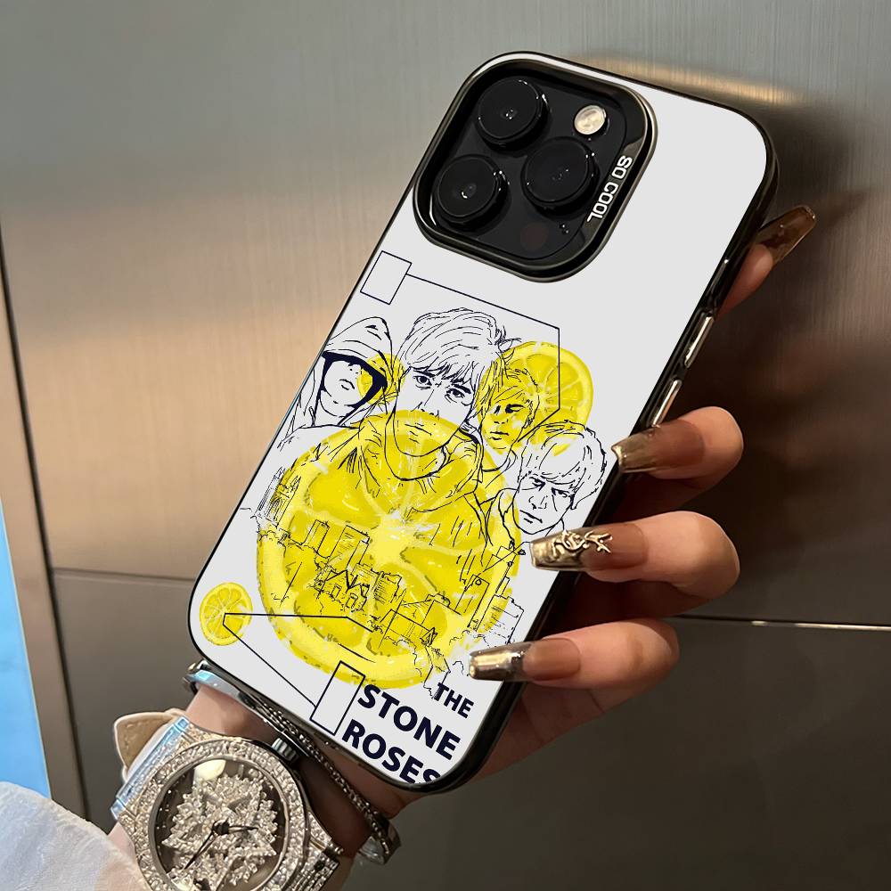 

T-The -Stone-R- Roses Phone Case For IPhone17 16 11 12 13 14 15 16 Pro Max Plus Cover Colored Silver Funda Bumber iPhone15promax