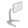 Magnifying Glass with 48 LED Cold Warm Light 2.5X 3 Modes 180 Degree Rotation Rectangular Illuminated Lighted Reading