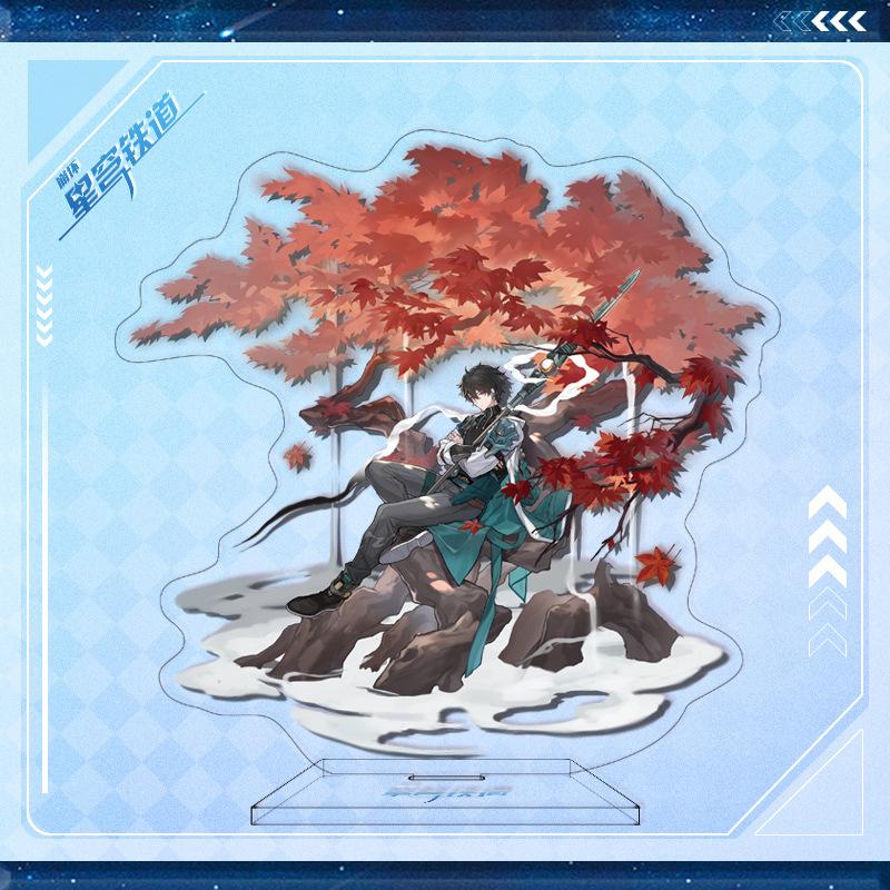 

Игра Хонкай: Модель стенда со звездообразным рельсом по периметру, 7 марта, Дэн Хэн Химэко, Арлан, Броня Рэнд, фигурки, стенд, брендовый стол 5