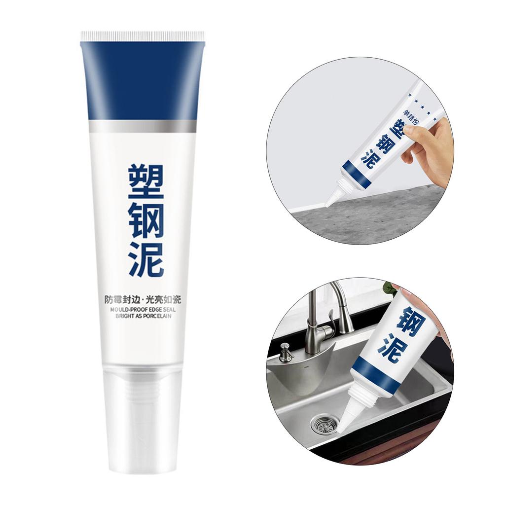 3Pcs Mold Resistant Waterproof Sealant Kitchen Bathroom Anti Mildew Glue Epoxy Resin Leak Plugging and Caulking Sealant