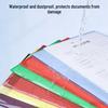 Waterproof A4 Plastic Document Bag with Snap Closure - Transparent, Thickened for File Storage and Organization