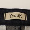 YANUK X Kahori Higuchi 57152511 Cropped Tapered Denim Pants/ Bottoms XS IndigoUsed
