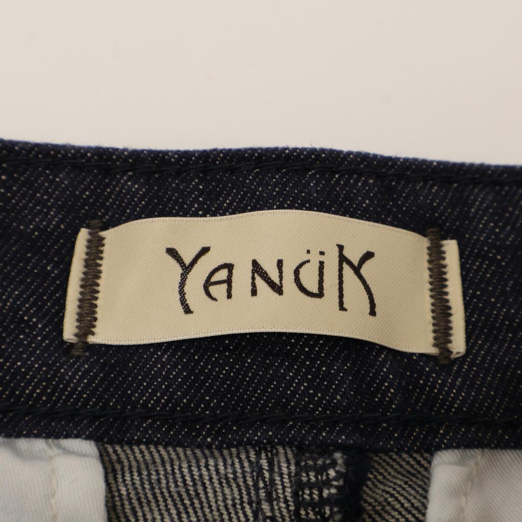 YANUK X Kahori Higuchi 57152511 Cropped Tapered Denim Pants/ Bottoms XS IndigoUsed