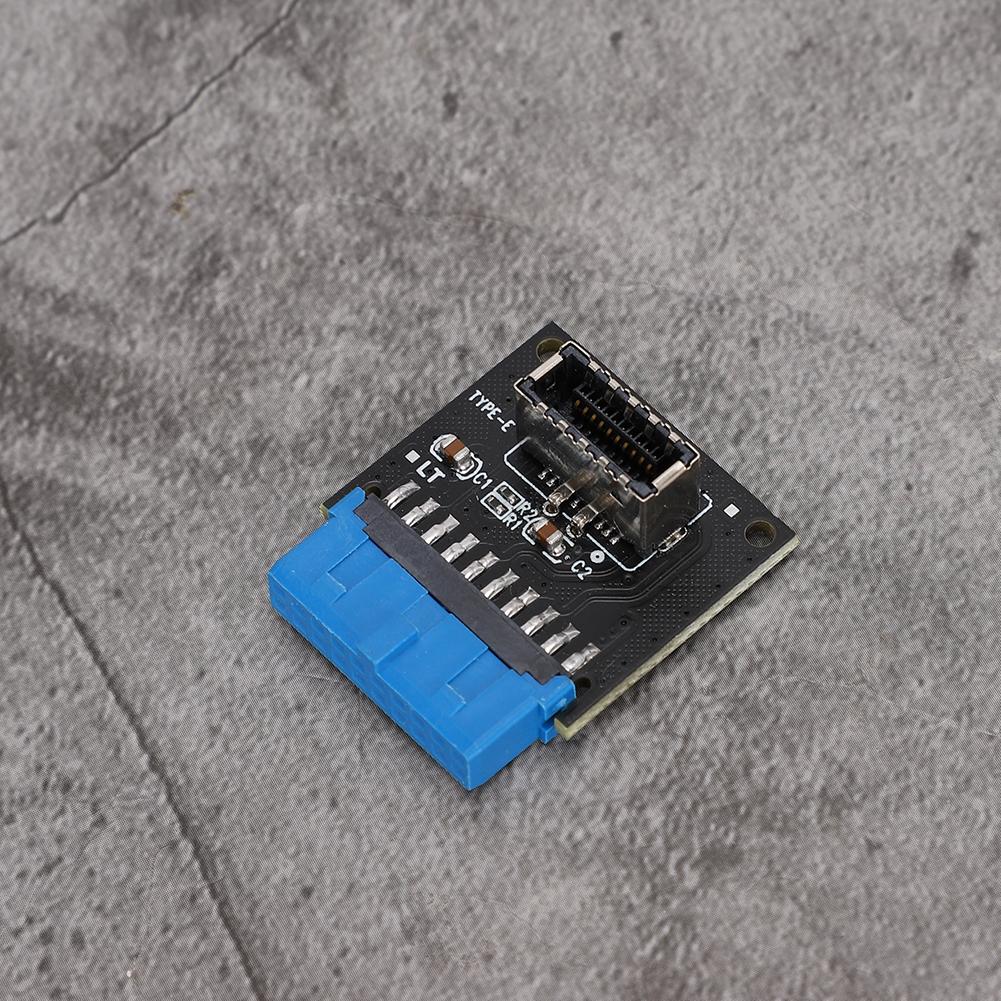 Motherboard Expansion Card USB3.0 Front 19PIN To 3.1 TYPE C Front Type E Adapter 20 To 19PIN