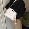 Neue Mode Damen Schultertasche einfarbig Retro Umhängetasche lässige Fransen Damenhandtasche