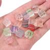 5Pcs Glass Beads Magic Cube Loose Spacer Beads for Jewelry Making DIY Bracelet Necklace