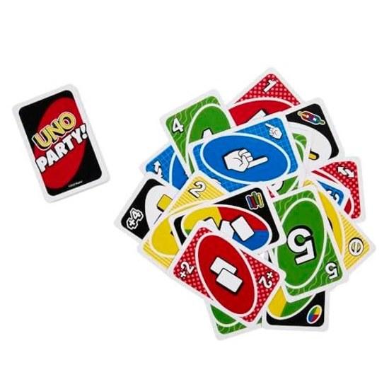 Mattel Game UNO Party Card 6 16 Players Ages 7 Up HMY49