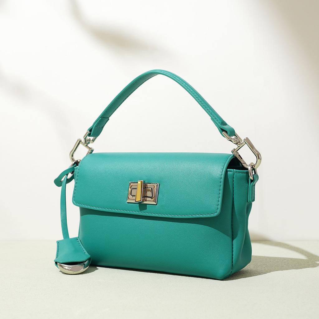 Nischendesign Kleine quadratische Tasche Modische High-End-Handtasche Lässige einfache Pendler-Umhängetasche Damen Schnallenverschluss Damentasche