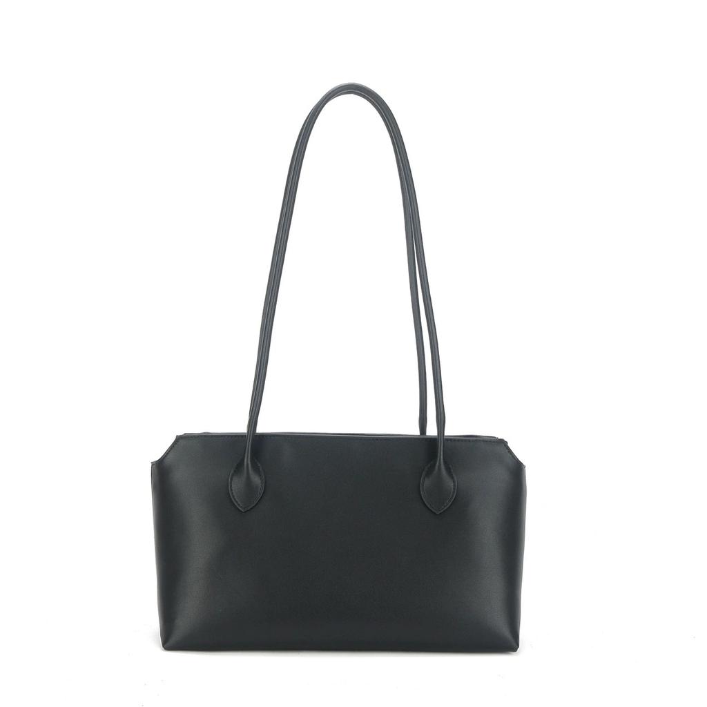 Women's Genuine Leather Tote Bag - Large Capacity Minimalist Underarm Handbag, Versatile Cowhide Shoulder Purse, Spacious Top Handle Bag