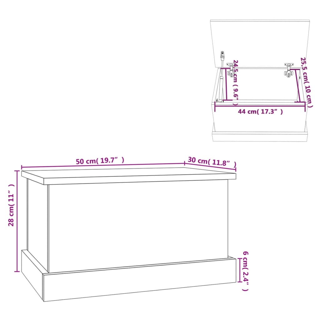 Moderne Aufbewahrungsbox für das Schlafzimmer, Stauraum für den Flur, multifunktionaler Aufbewahrungsschrank, 50 x 30 x 28 cm