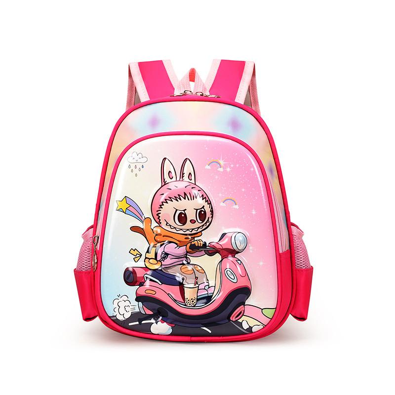 Spacious Adorable And 12inch Cartoon School Backpack For Children With Comfortable Shoulder Straps