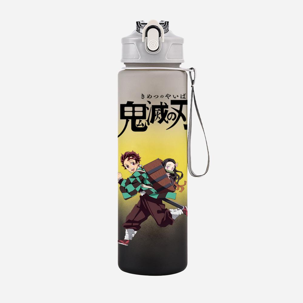 Anime New Demon Slayer Printed Large Capacity Drinking Cup Portable Outdoor Sports Water Cup Children 750Ml Water Bottle Kid Gift