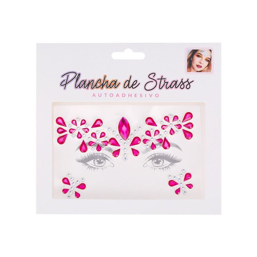 Glitter Facial Rhinestone Stickers Colorful Rhinestone Eye Shadow Eyebrow Stickers  Make Up