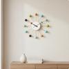 Modern Silent Wall Clock Decorative Detail Round Ready To Hang Home Decor
