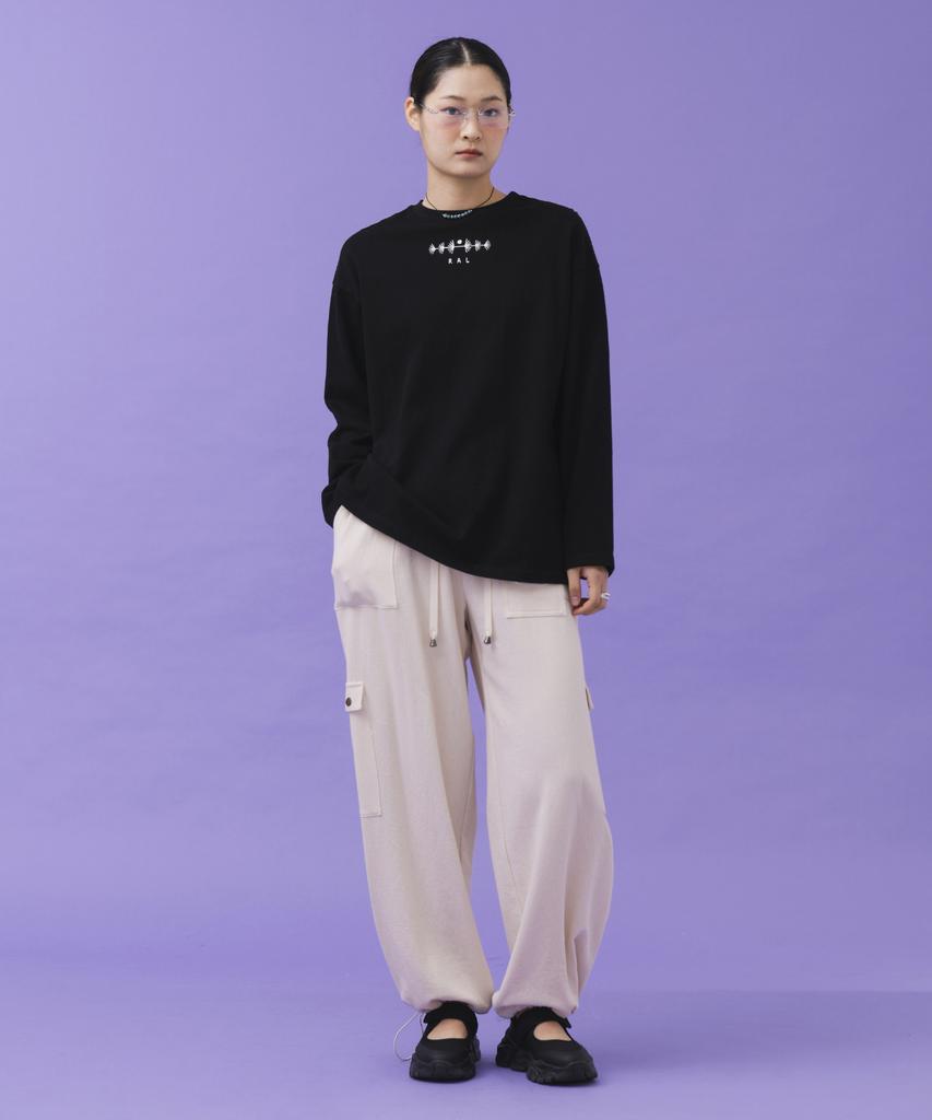 Lalmodeu Cotton Cargo Pants_Natural Ivory
